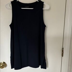 J.Jill Dark Navy Sleeveless Tunic Tank